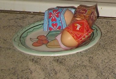 Простые спокобы декора яиц